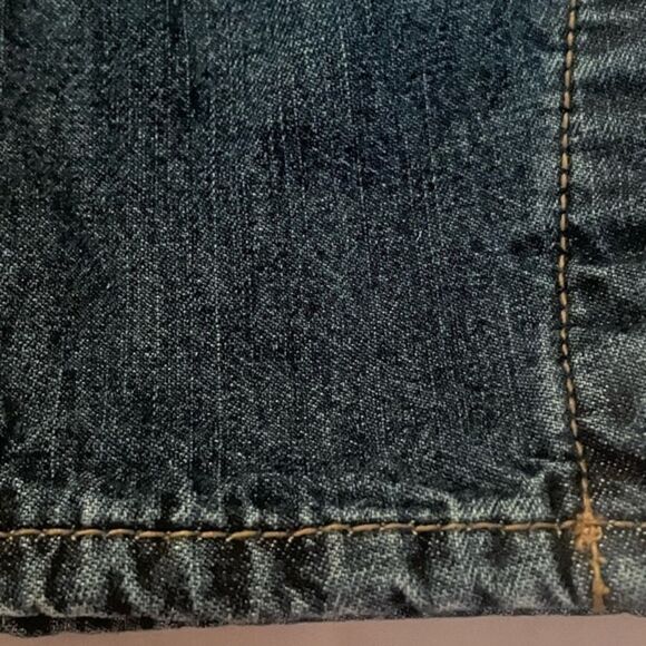 Like NEW 24 month Osh Gish Bgosh denim knit like overalls - Picture 10 of 16